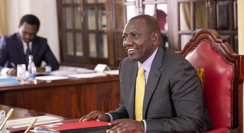 President William Ruto chairs a Cabinet meeting at State House on November 10, 2022