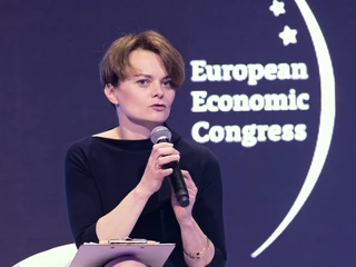 Jadwidze Emilewicz, minister przedsiębiorczości, trudno przekonać inne resorty, by dać przedsiębiorcom prawo do błędu. Katowice, 13 maja 2019 r.