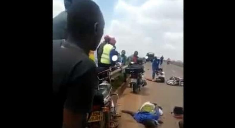 3 injured on Northern bypass following collision with Museveni's motorcade