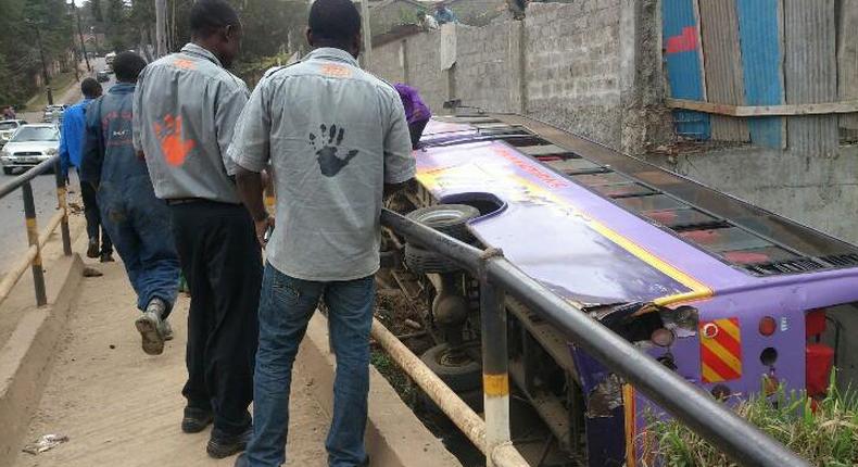 File image of a Double M bus involved in an accident