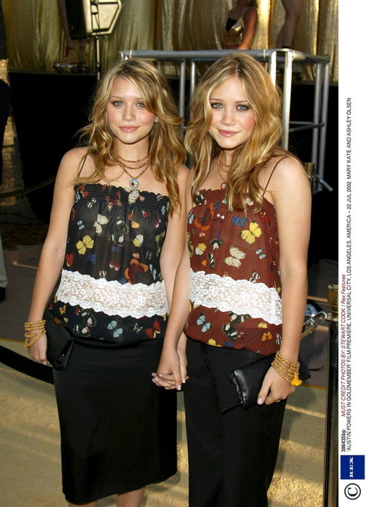 A tak siostry Olsen wyglądały w 2002 roku
