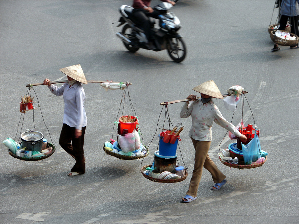 Na ulicach Hanoi