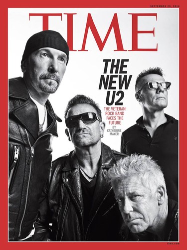 U2 na okładce magazynu 'Time'
