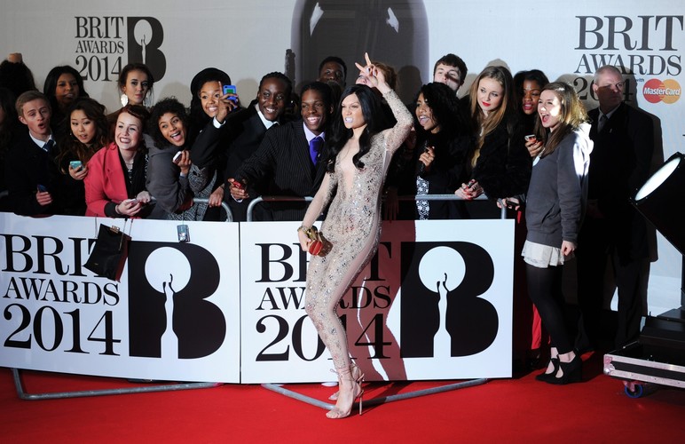 Jessie J na gali Brit Awards 2014