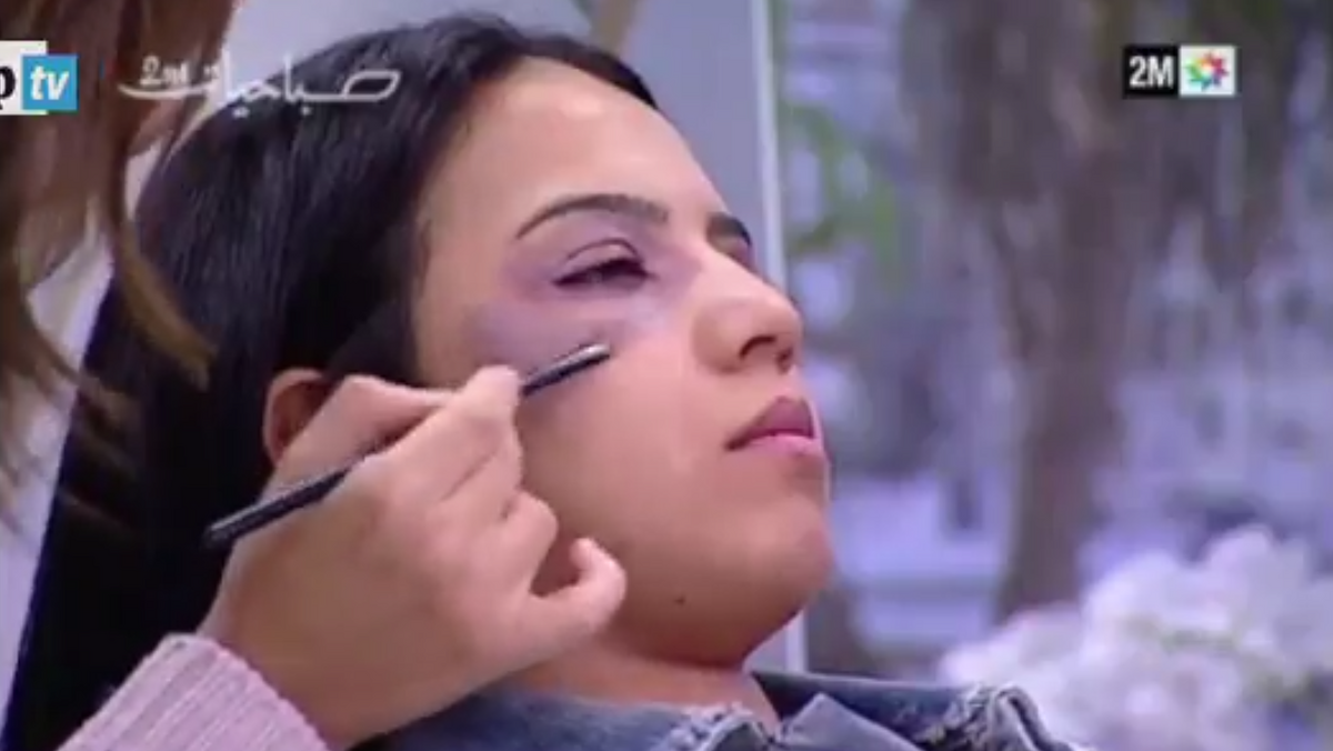 Lekcja makijażu w marokańskiej telewizji 