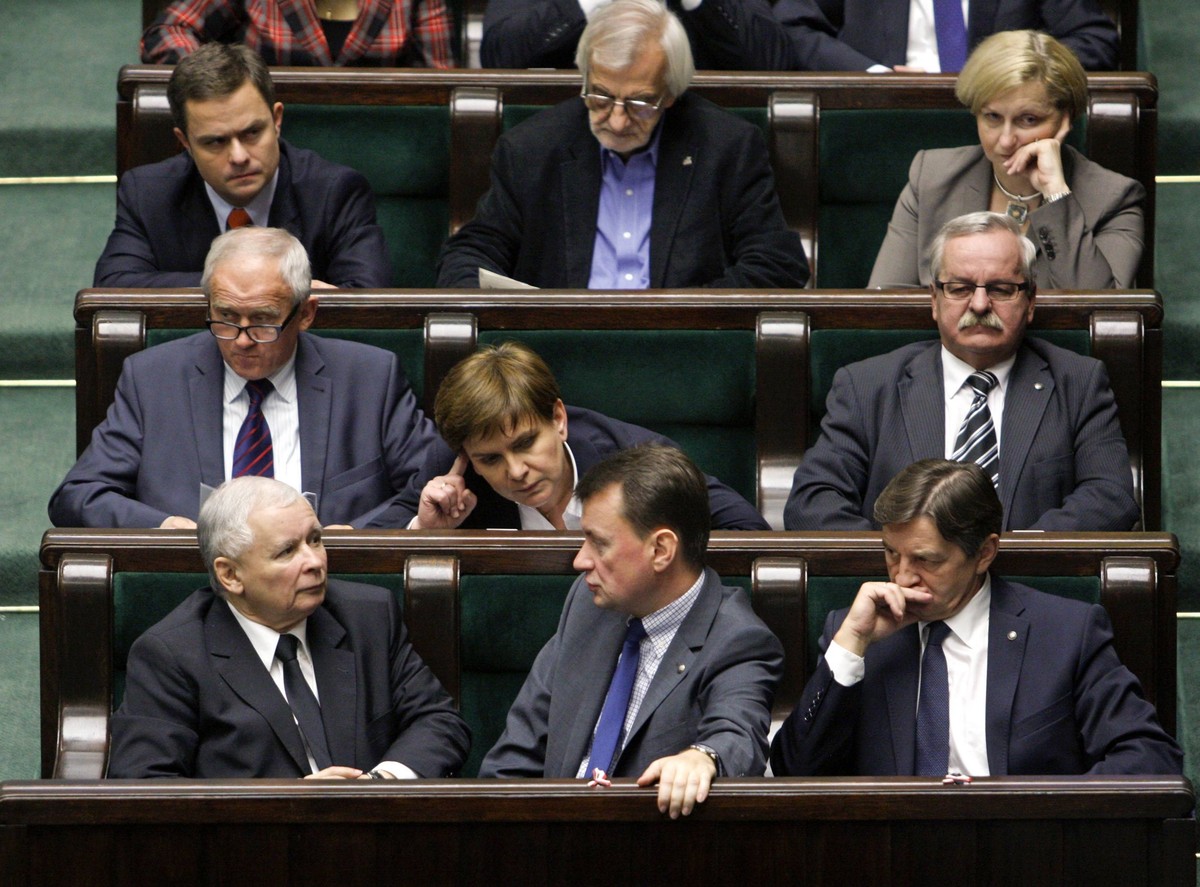 Jarosław Kaczyński w Sejmie