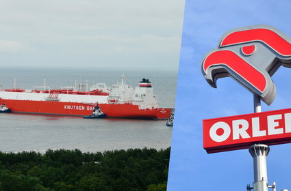 Potężny gazowiec Orlenu już w Polsce. Statek "Grażyna Gęsicka" dotarł do Świnoujścia