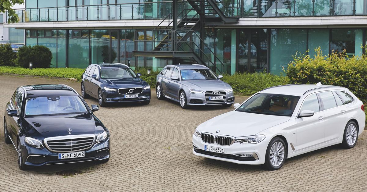 Bmw Serii 5 Kontra Mercedes E220D, Volvo V90 D4 I Audi A6 - Oto Flota Marzeń