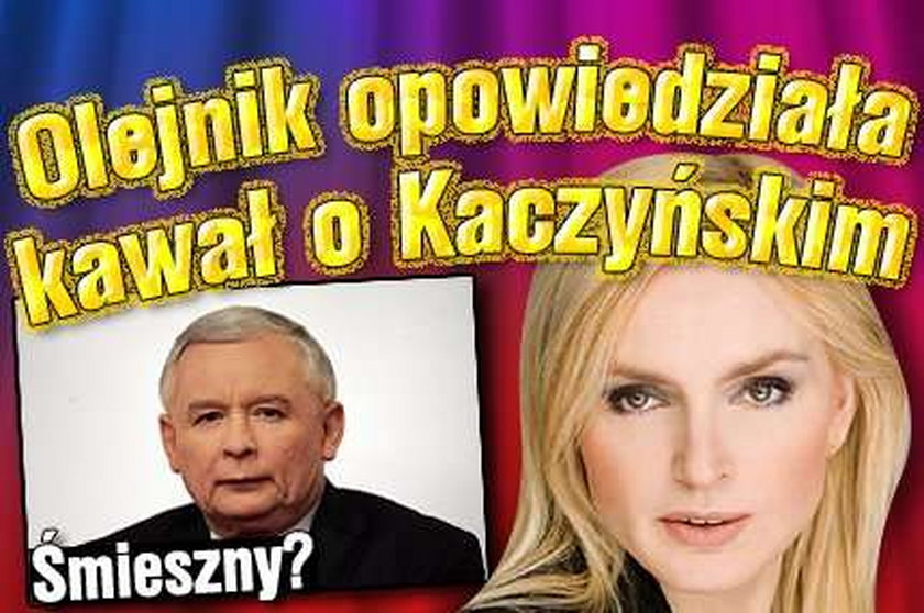 Olejnik opowiedziała kawał o Kaczyńskim. Śmieszny?