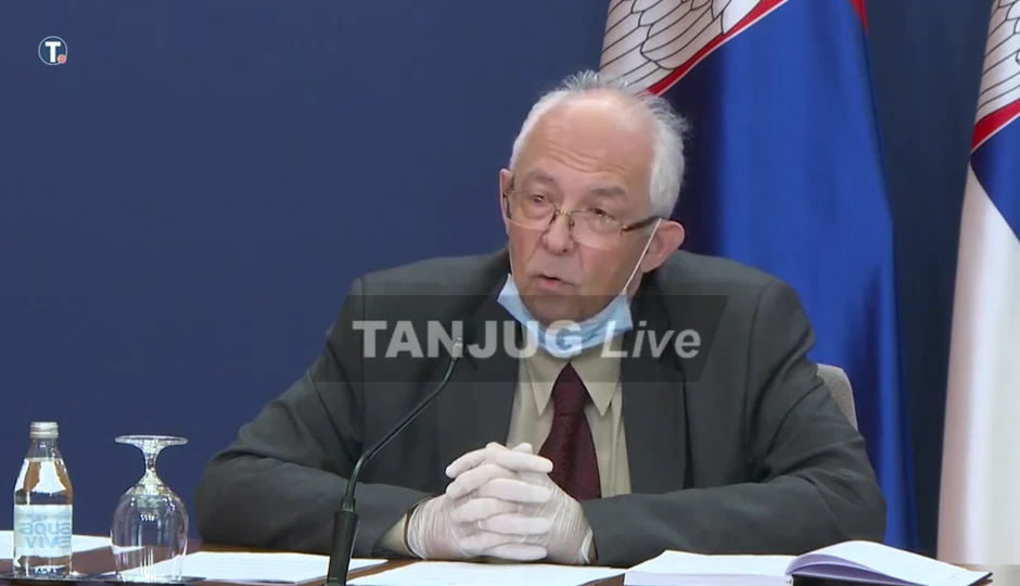 Dr Kon na današnjoj pres konferenciji