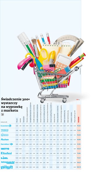 Na pokrycie jakich szkolnych wydatków wystarczy 300+