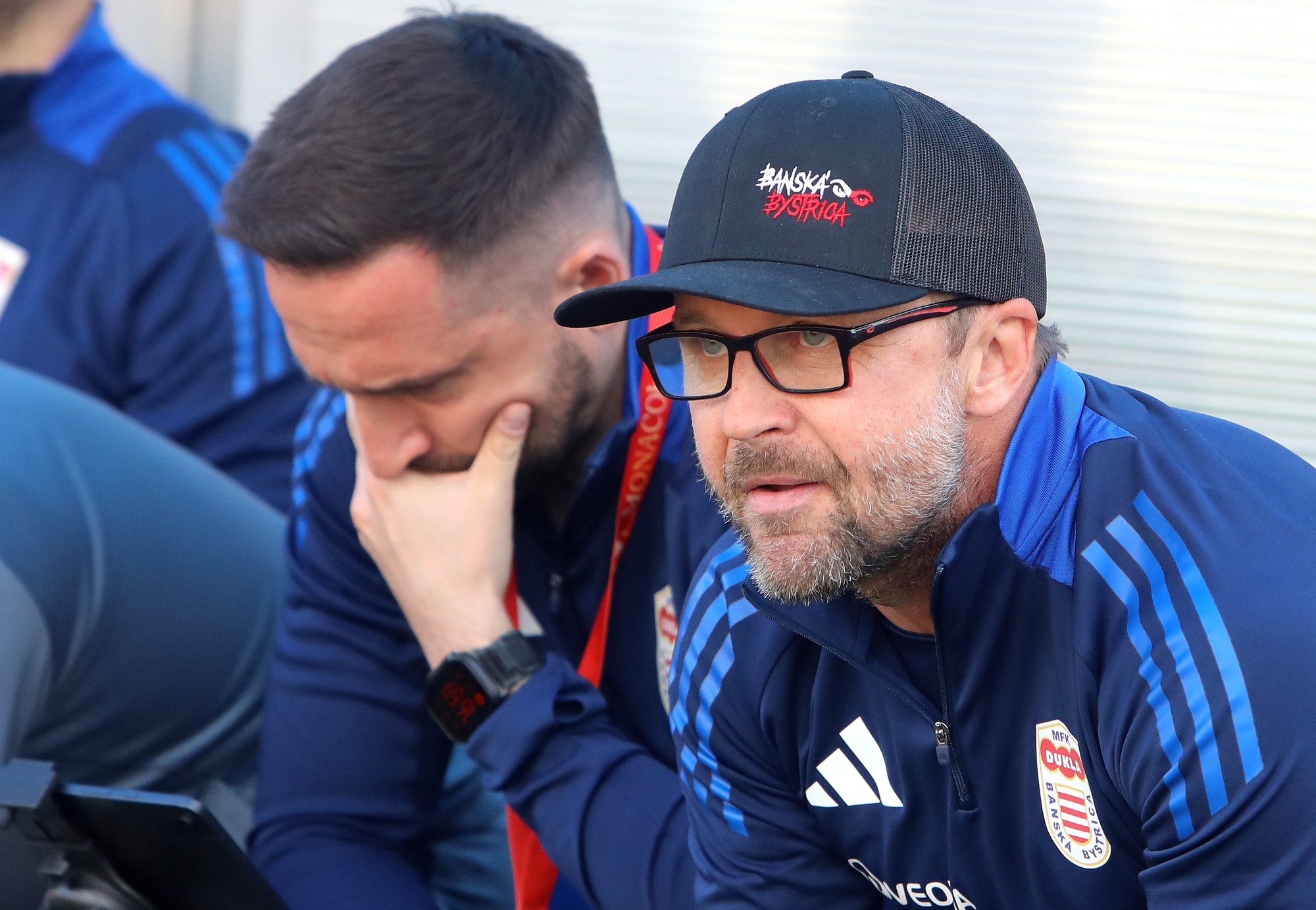 Hlavný tréner MFK Dukla Banská Bystrica Juraj Jarábek. 
