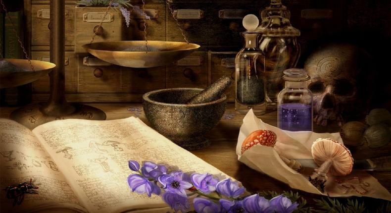Witchcraft potions and spells