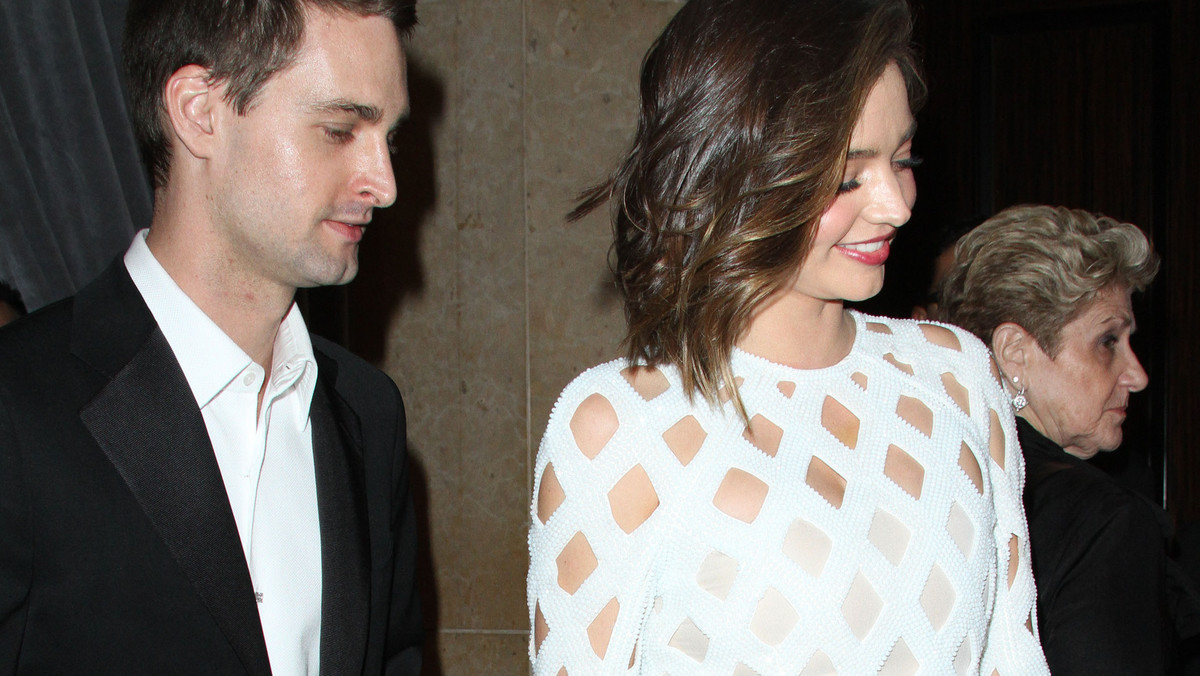 Miranda Kerr i Evan Spiegal na Clive Davis pre-Grammy gala