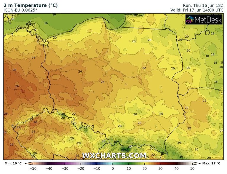 Będzie ciepło, ale nie upalnie.