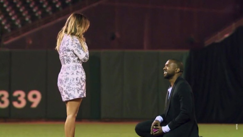 Kim and Kanye's proposal was certainly over the top [CNN]