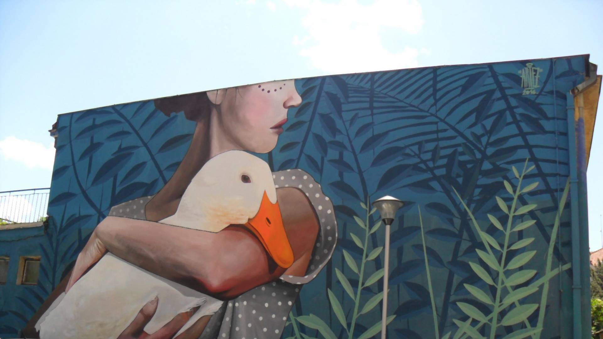 Artez oslikao novi mural u Madridu