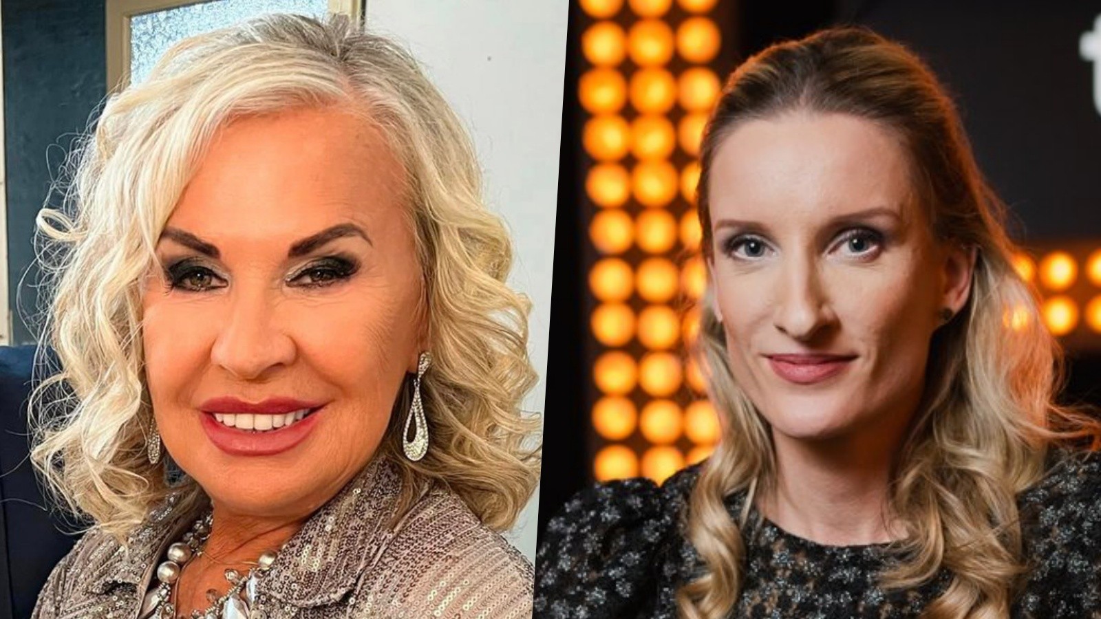 Speváčka Eva Máziková a moderátorka Adela Vinczeová.