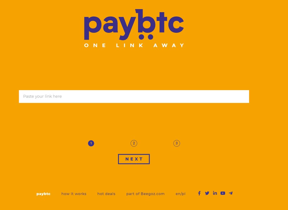 Tak obecnie wygląda PayBTC.