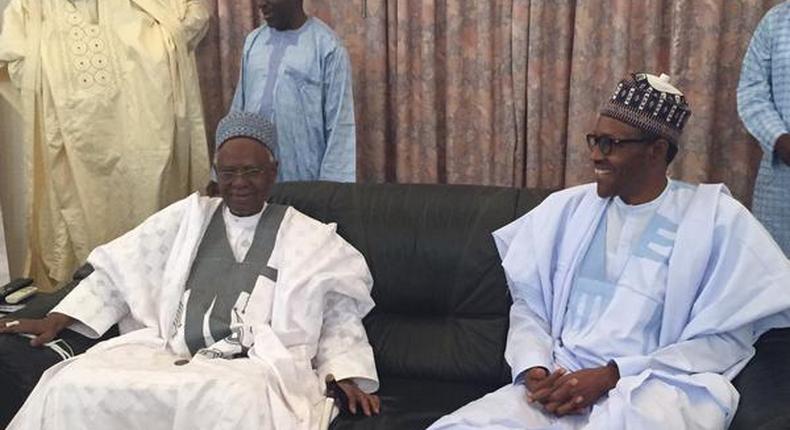 Late-Shehu-Shagari-with-President-Muhammadu-Buhari