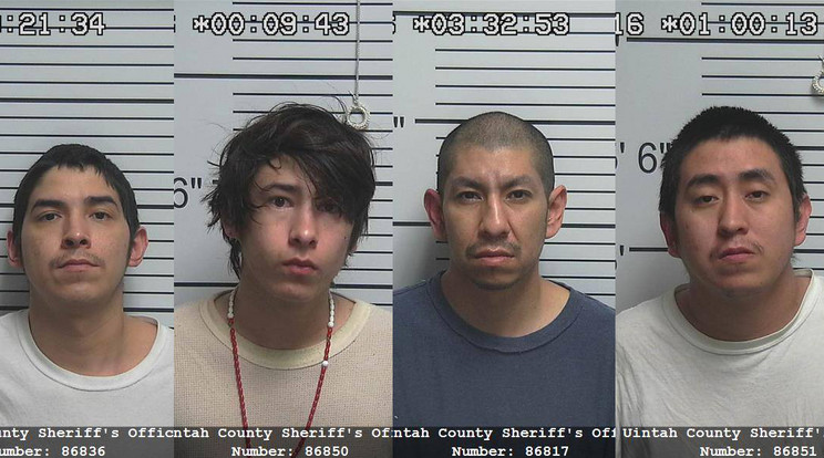 Rács mögé került a pedofil banda / Fotó: Uintah County Sheriff’s Office