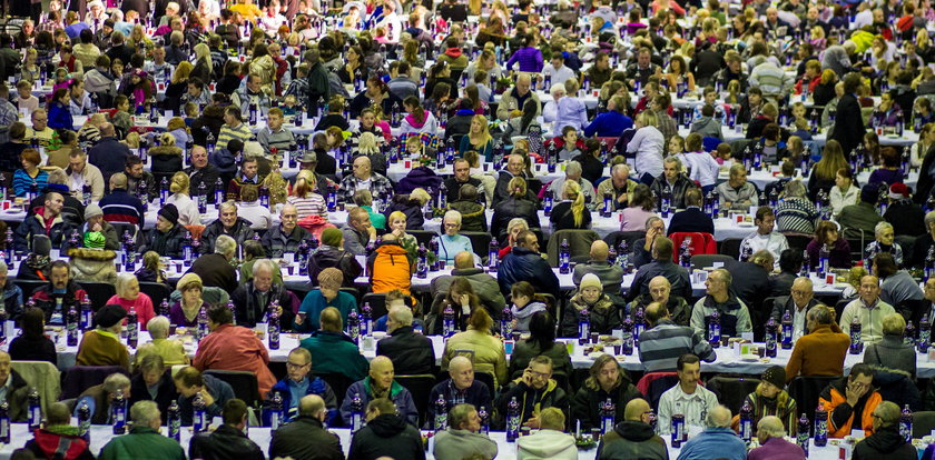 Wigilia dla potrzebujących na poznańskich targach