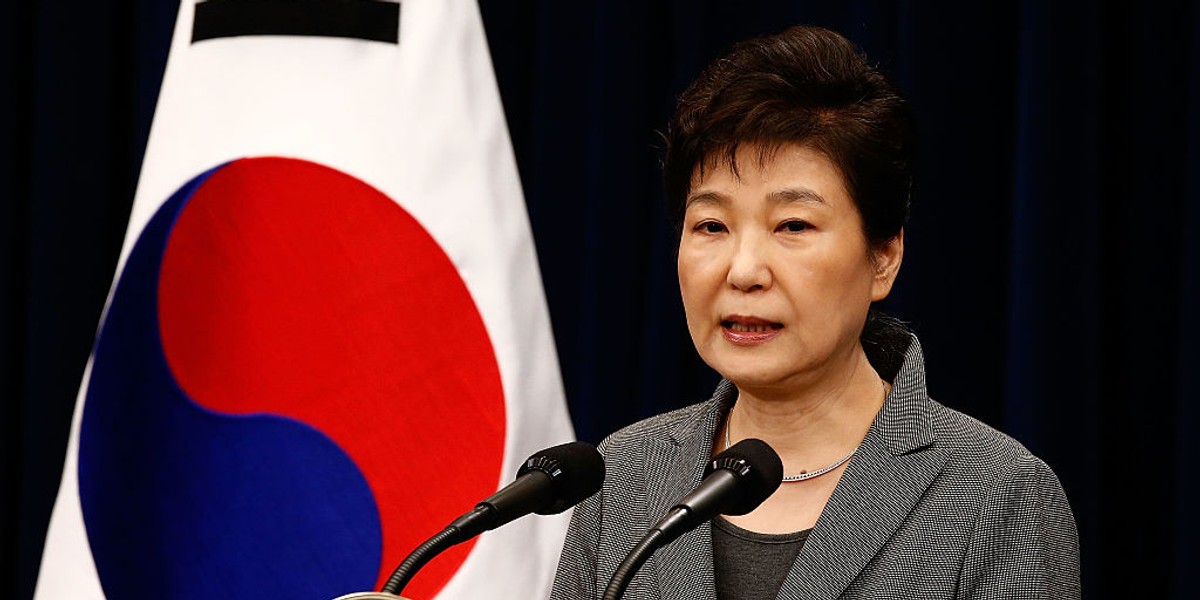 Park Geun-Hye jest prezydentem Korei Płd. od 2013 roku