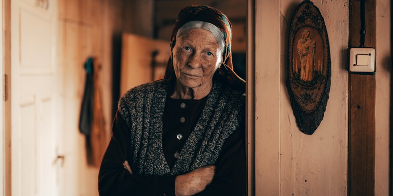 Anna Nehrebecka jako Babońka Śleboda w serialu "Śleboda"