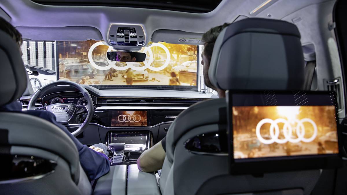 Kino samochodowe Audi Immersive In-Car Entertainment