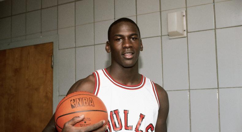 Michael Jordan with the Chicago Bulls.Bettmann/Getty Images