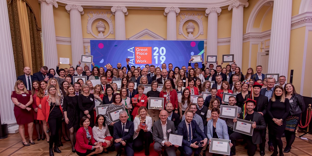 Znamy listę laureatów konkursu „Najlepsze Miejsca Pracy Polska 2019" 