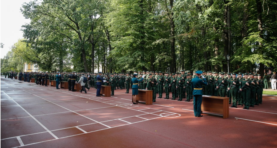 Przysięga absolwentów Wojskowej Akademii Medycznej w Moskwie, sierpień 2021 r. 