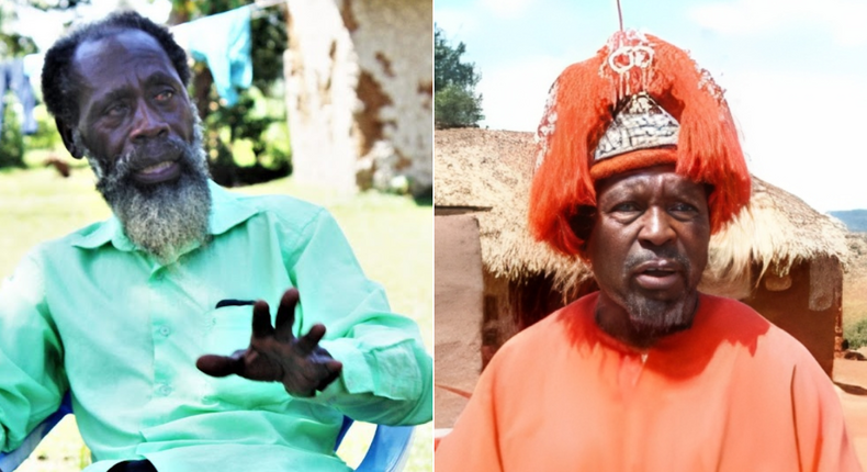 From left: Nabii Yohana & the late Jehova Wanyonyi of Luhya nation