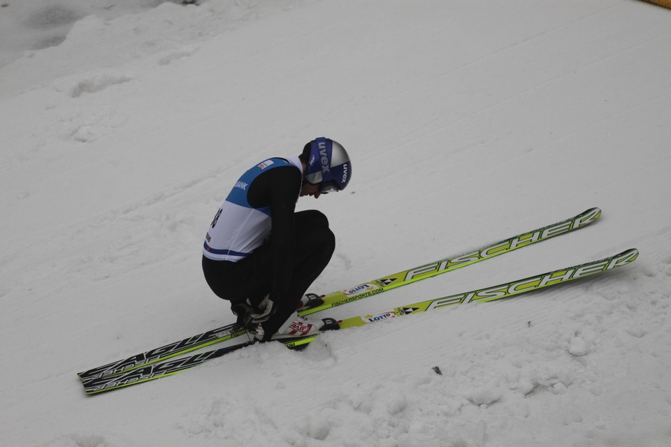 Trening Adama Małysza w Wiśle