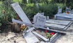 Wichura zniszczyła groby na cmentarzu