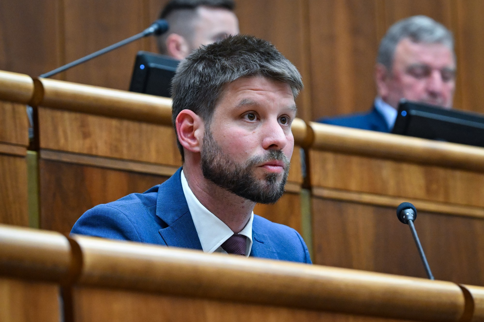 Poslanec NR SR Michal Šimečka (PS).