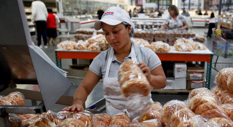 costco employee bagels