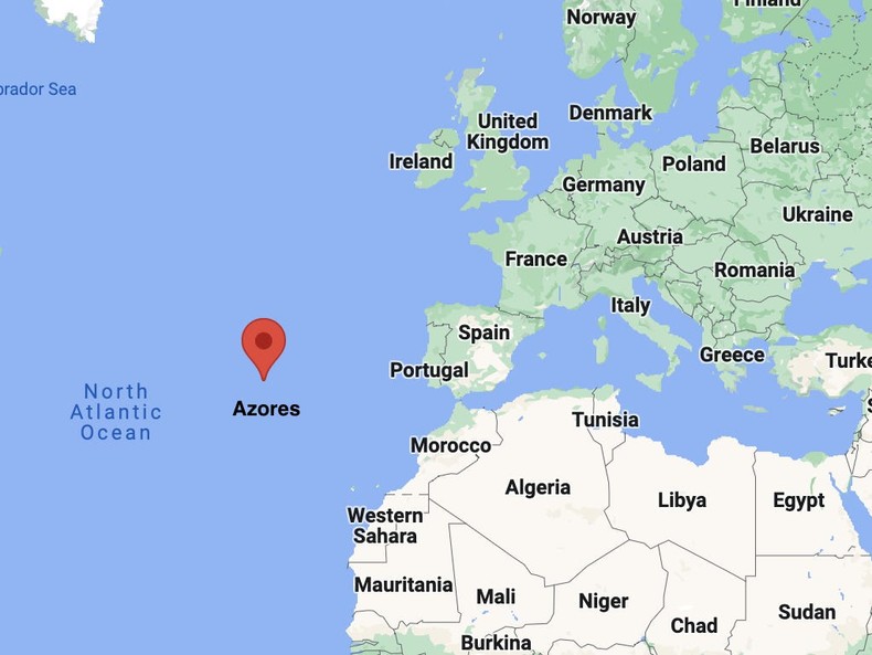 Ilhas dos Açores.