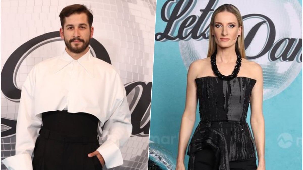 Slovenský herec Jakub Jablonský a moderátorka Adela Vinczeová.