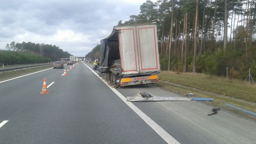 Wypadek na autostradzie A4 