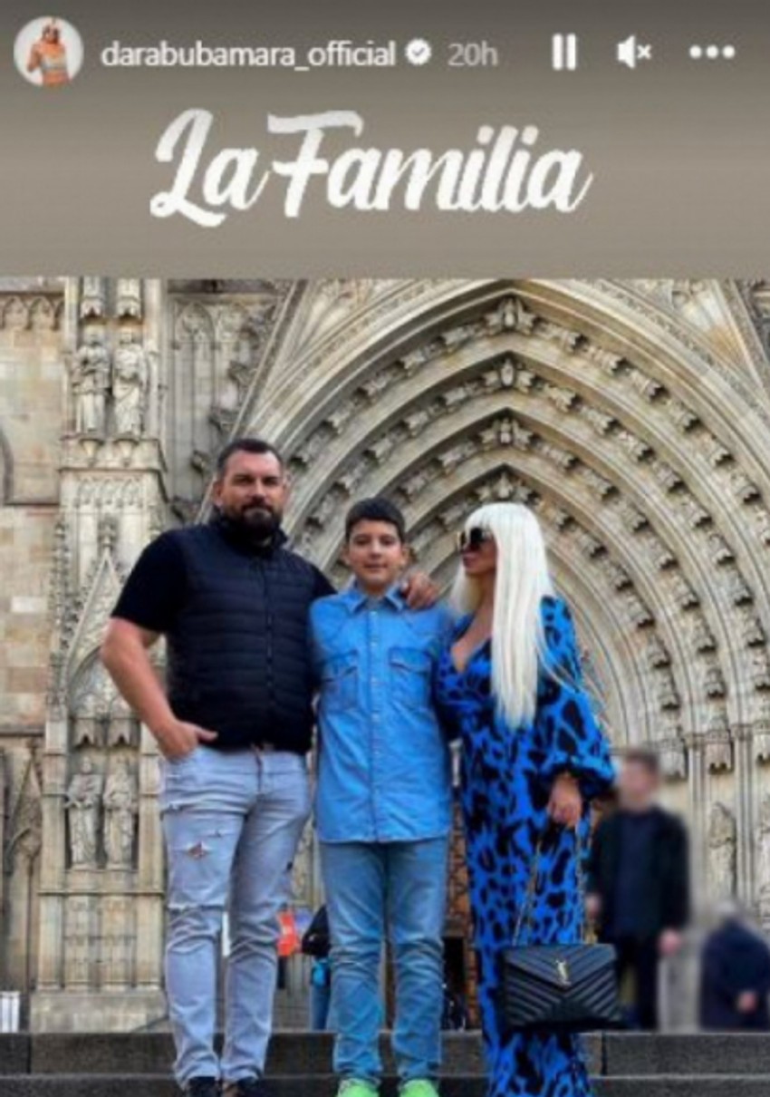 Dara pre nekoliko godina sa bivšim mužem i sinom 