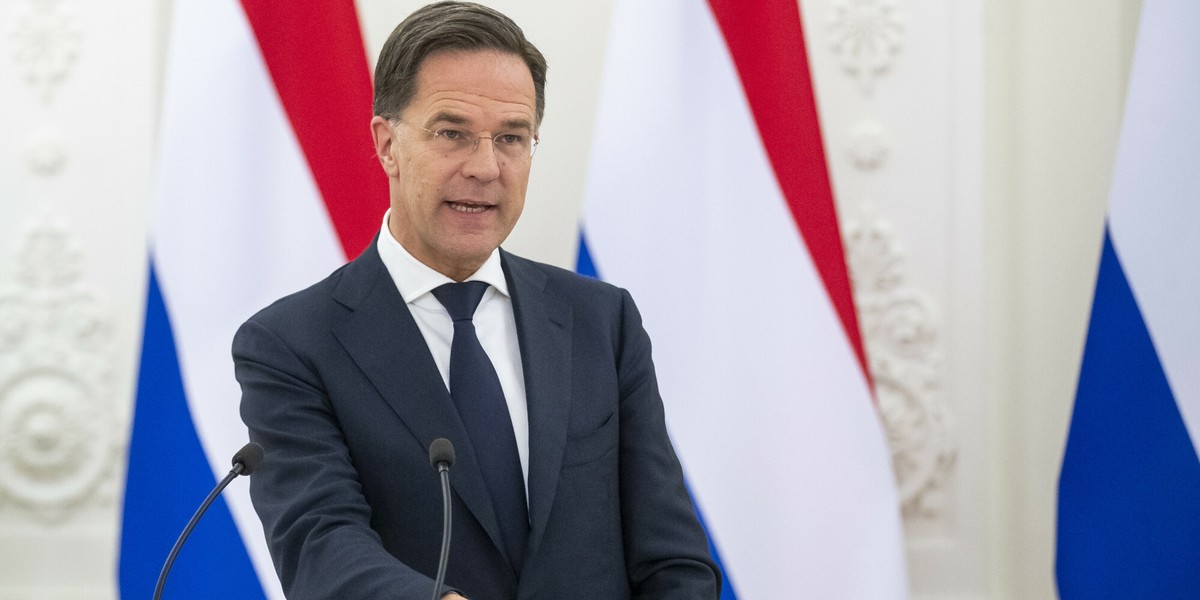 Były premier Holandii Mark Rutte