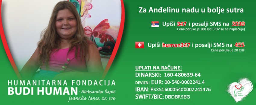 Anđela Dimitrijević, budi human