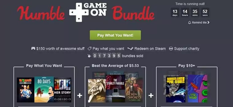 Humble Game On Bundle - osiem świetnych gier za niecałe 40 złotych