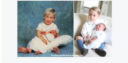 Książę Jerzyk i książę William wyglądają identycznie!