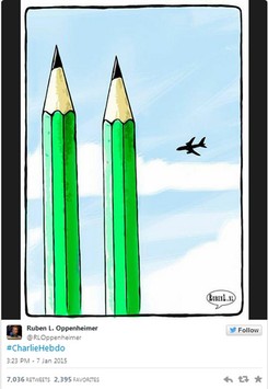 Rysownicy komentują atak na 'Charlie Hebdo'. ZOBACZ