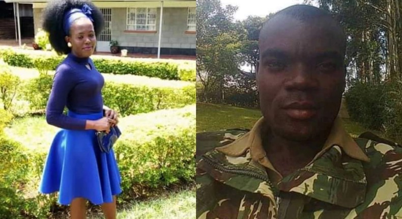 Patrick Nyapara  and deceased lover, Christine Maonga