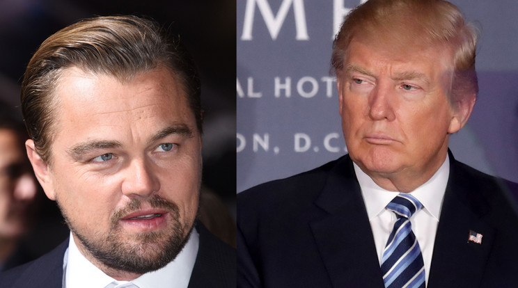 Trump és DiCaprio fontos kérdésben tanácskoztak /Fotók: Northfoto, Europress-Getty Images