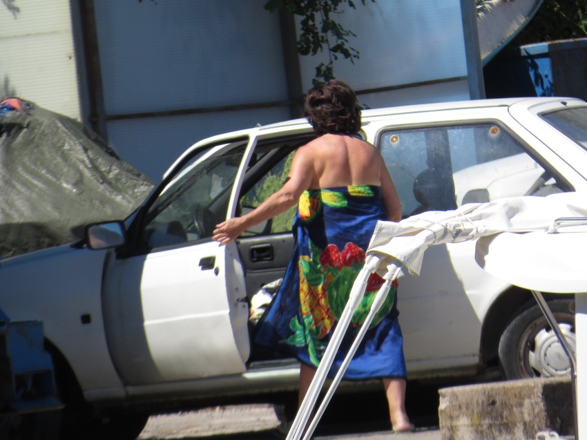 Seka Sablić na moru