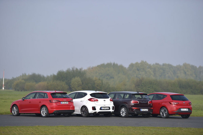 Mini Clubman kontra Audi A3, Kia cee'd GT i Seat Leon 